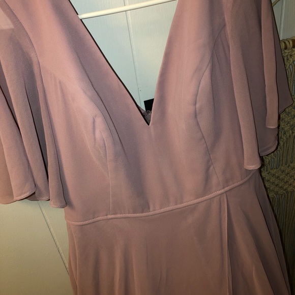 Fashion Nova Elsie mauve maxi dress - Picture 5 of 6